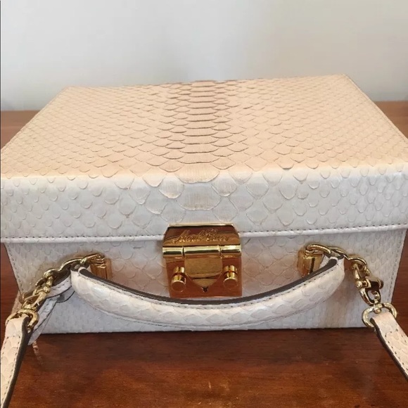 MARK CROSS GRACE BOX PYTHON BAG - Picture 2 of 7
